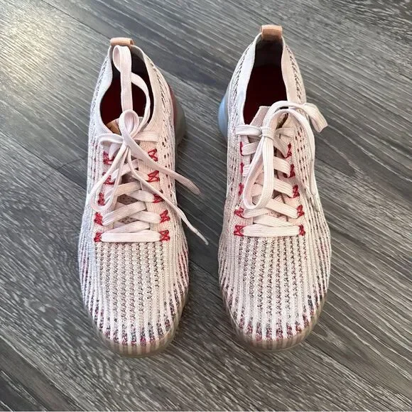 Nike Air Vapormax Flyknit 3 Sunset Tint White Pink AJ6910-602 - Picture 3 of 9